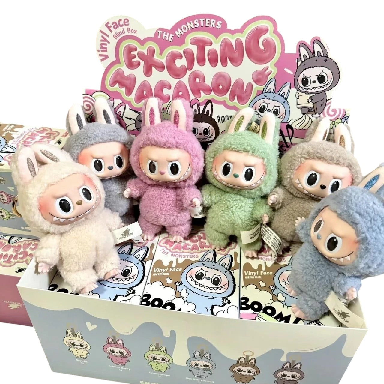 Peluche mystère macaron