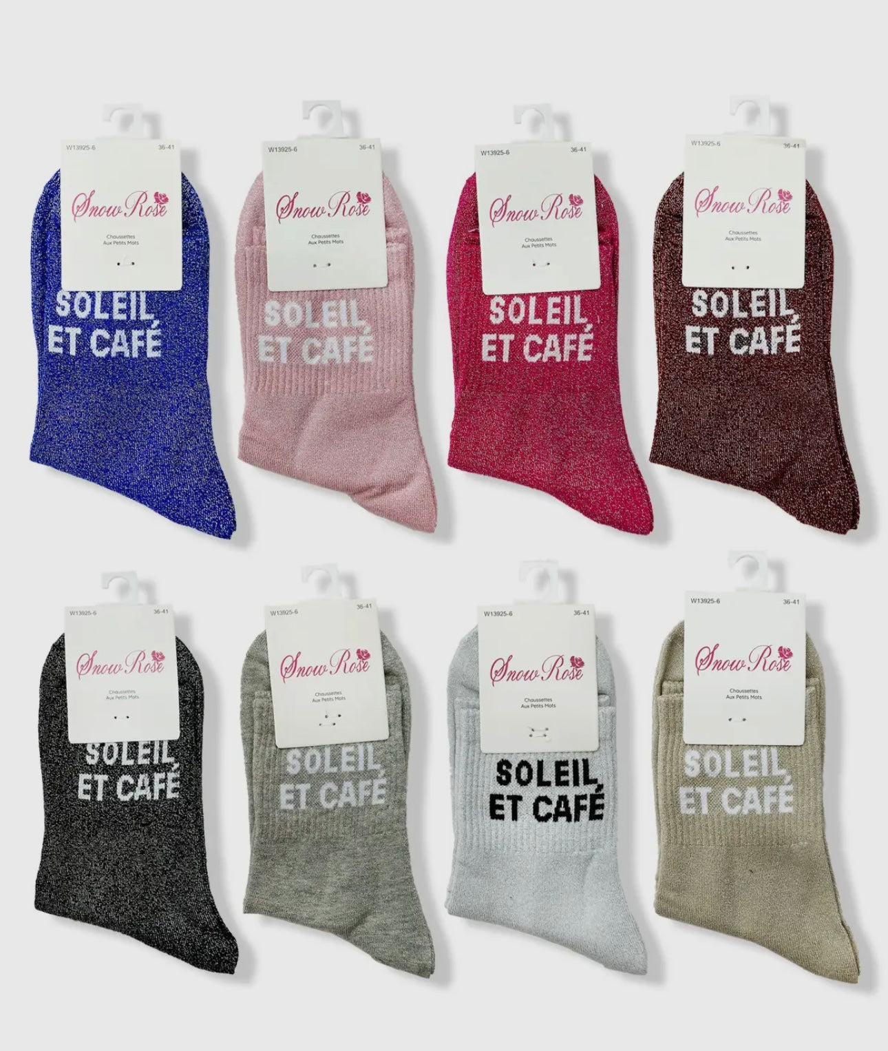Chaussettes soleil et café