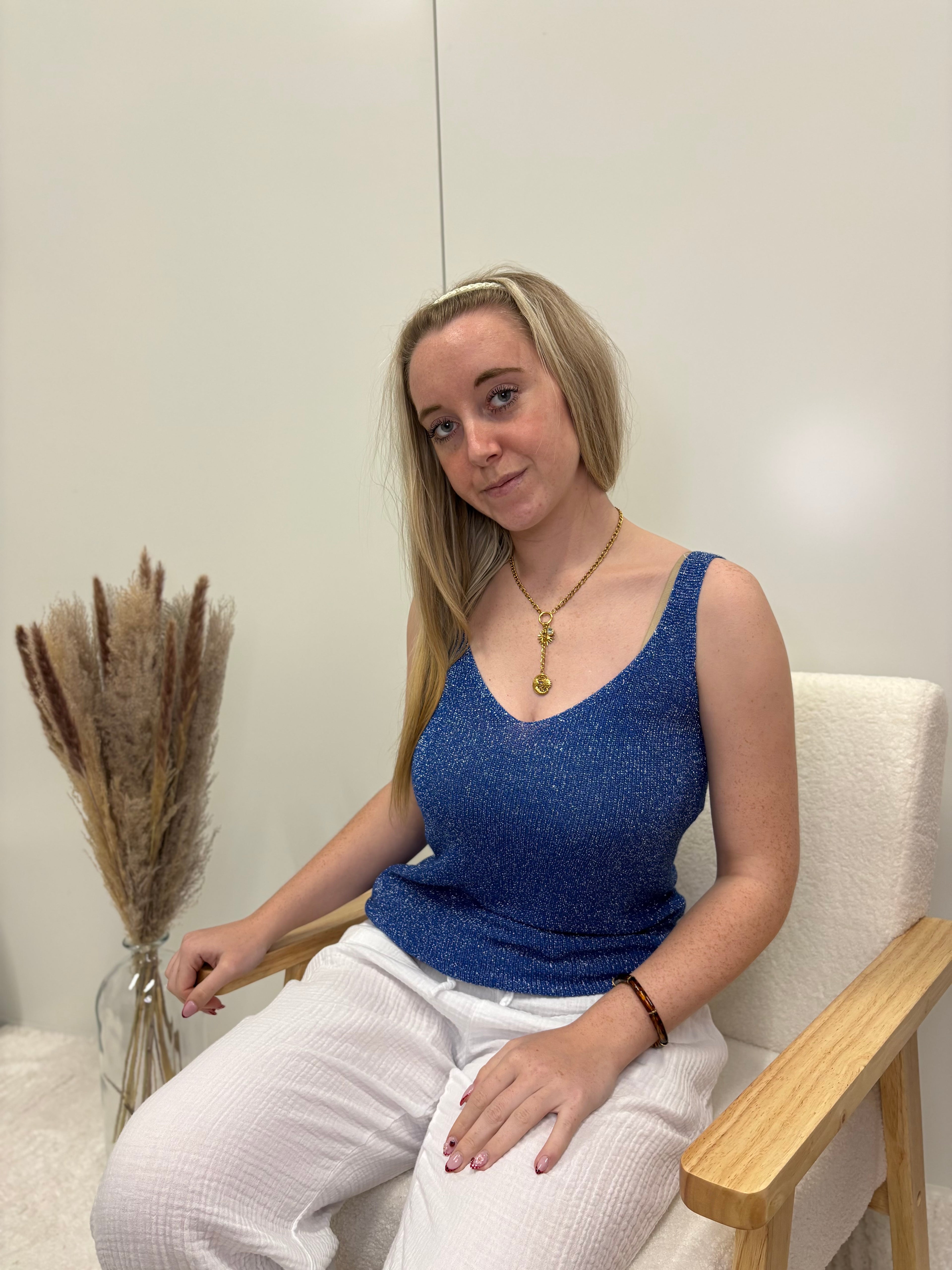 Débardeur pailletée