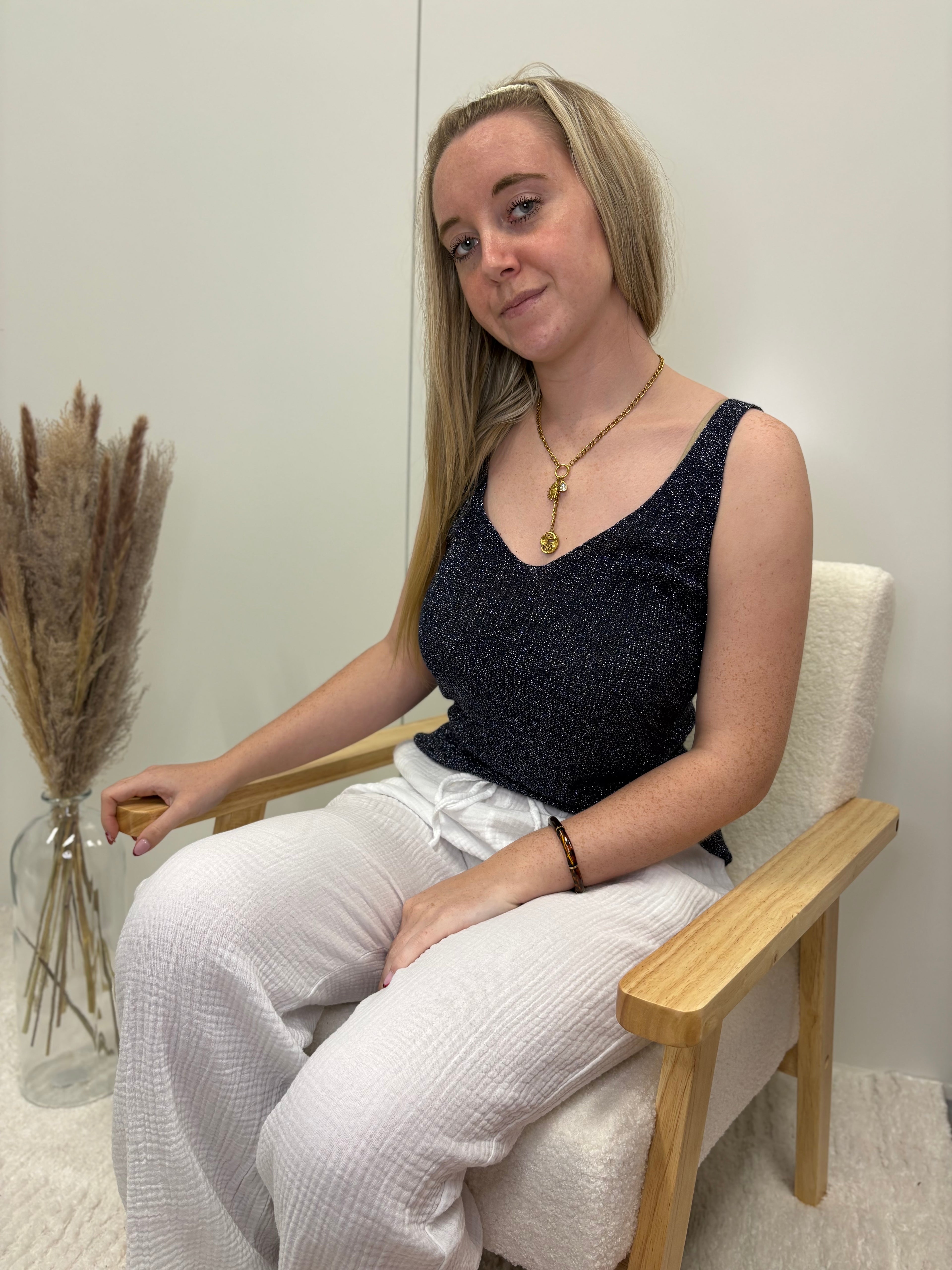 Débardeur pailletée