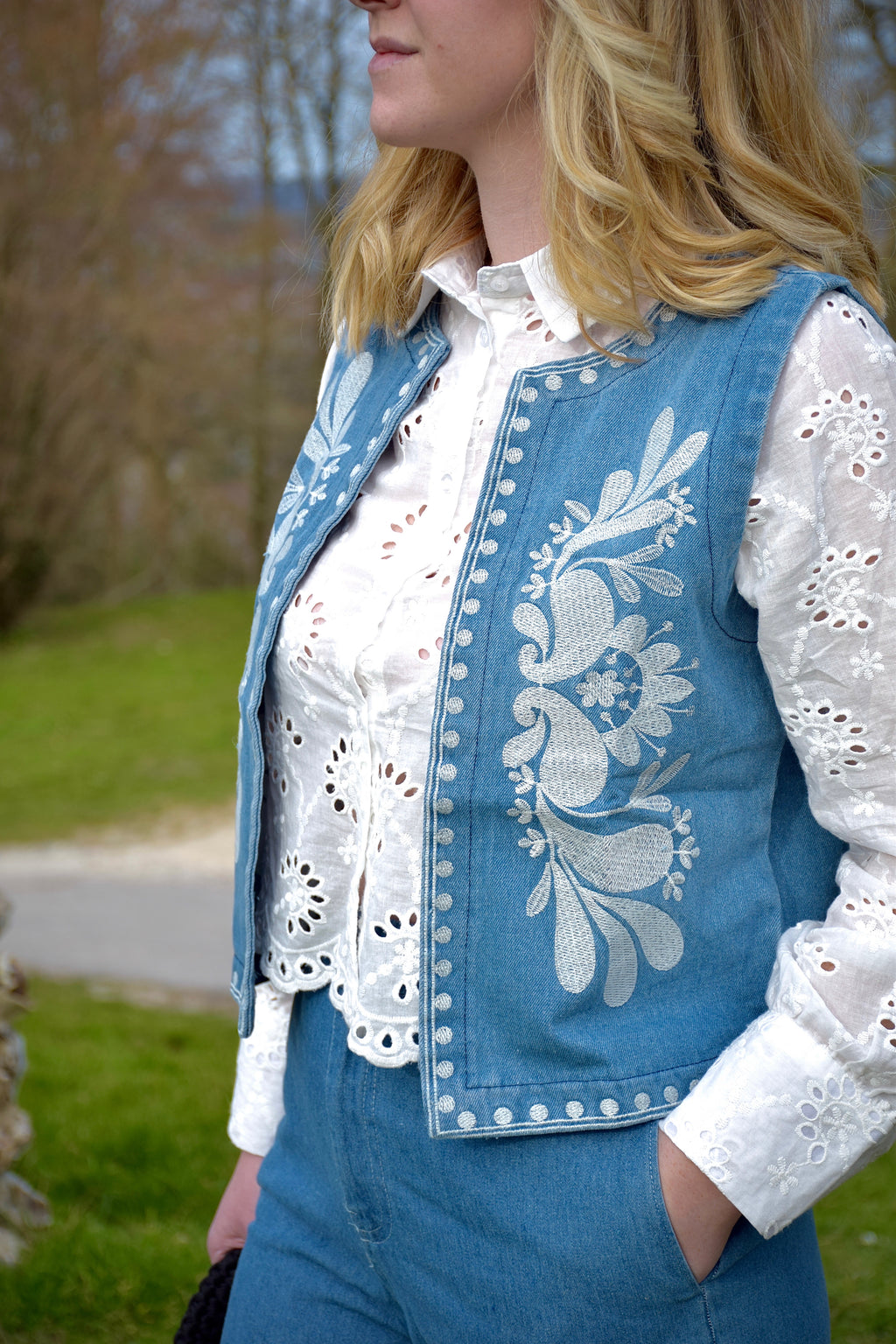 Veste sans manche auréline