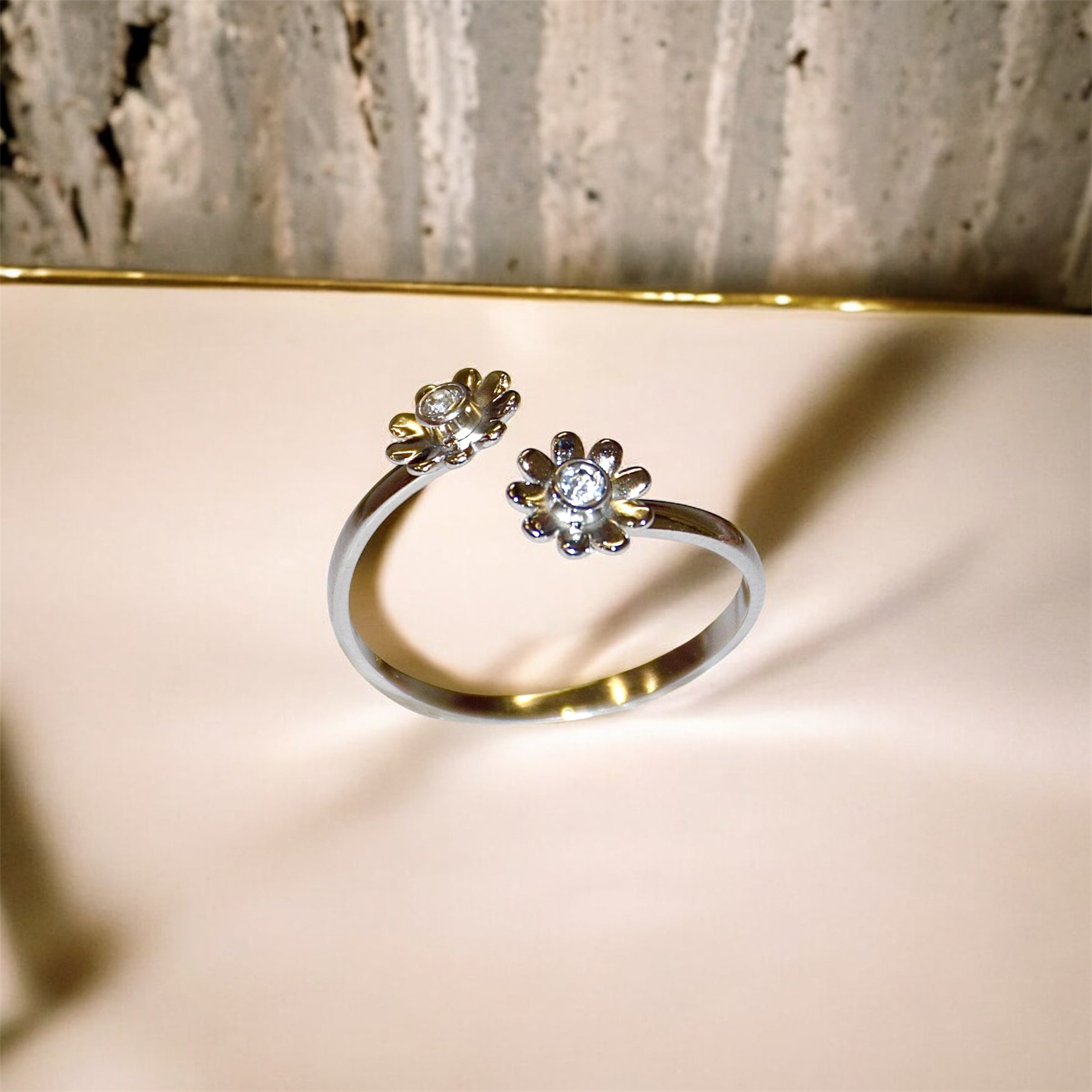 Bague fleuri