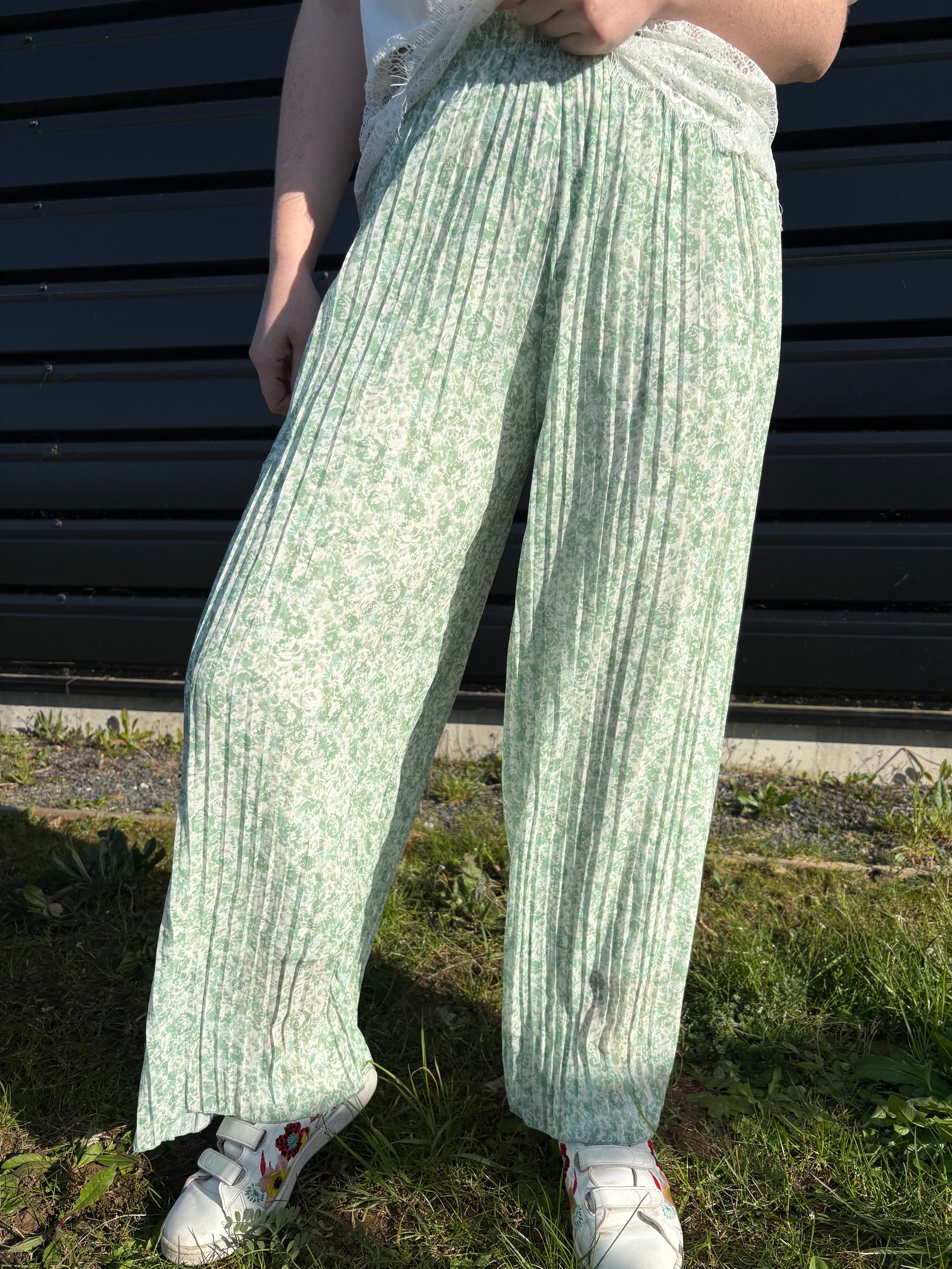 Pantalon plissée