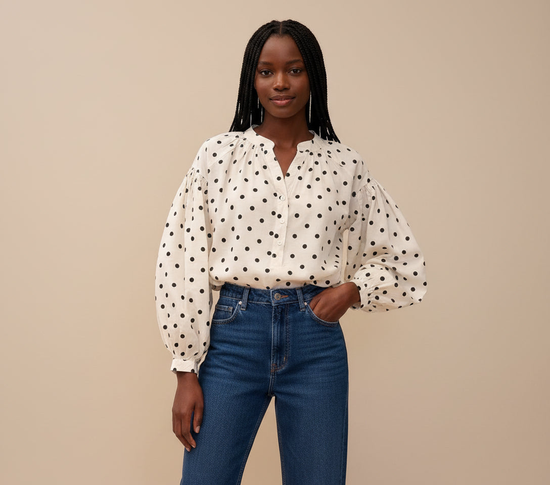 Blouse pois