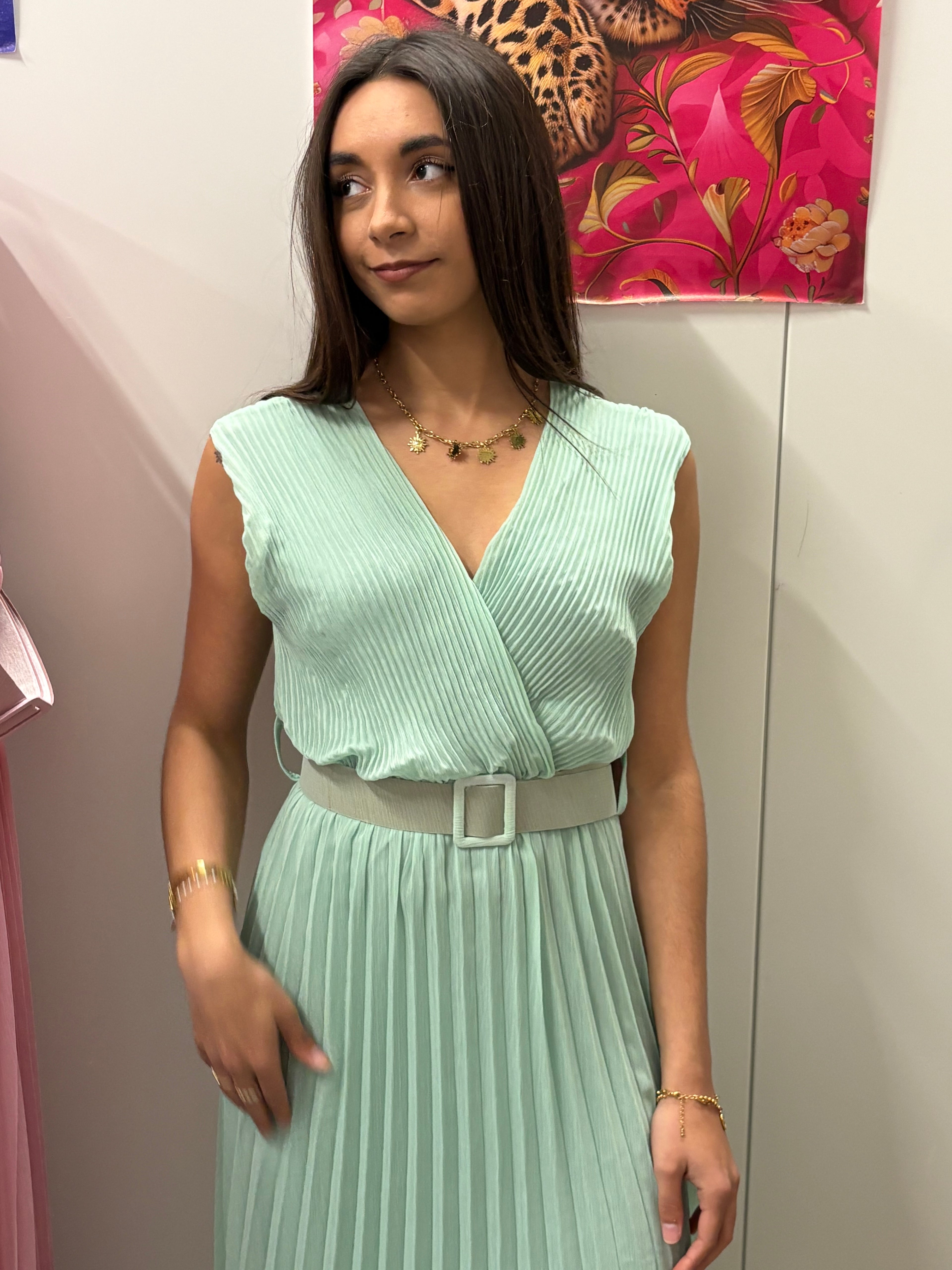 Robe plissé