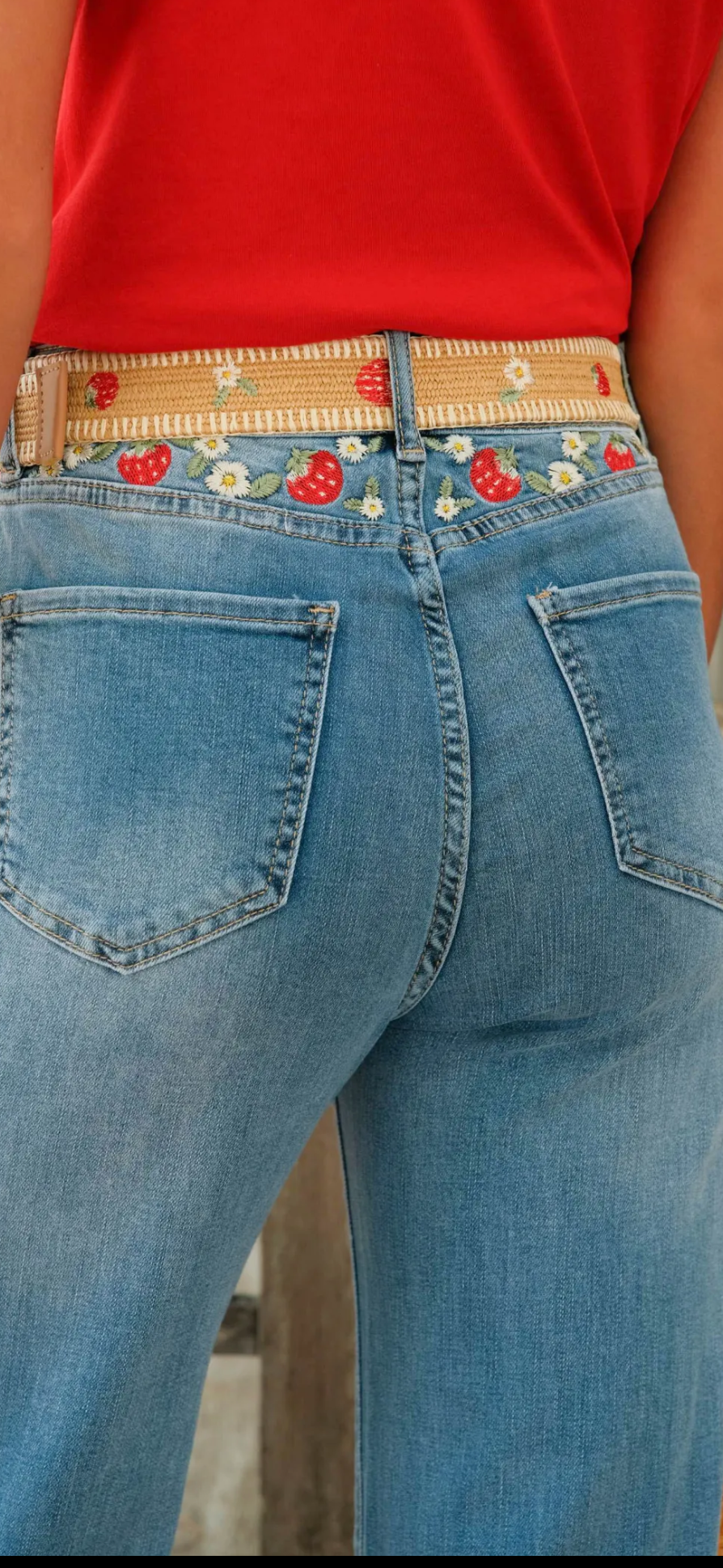 Jeans fraise