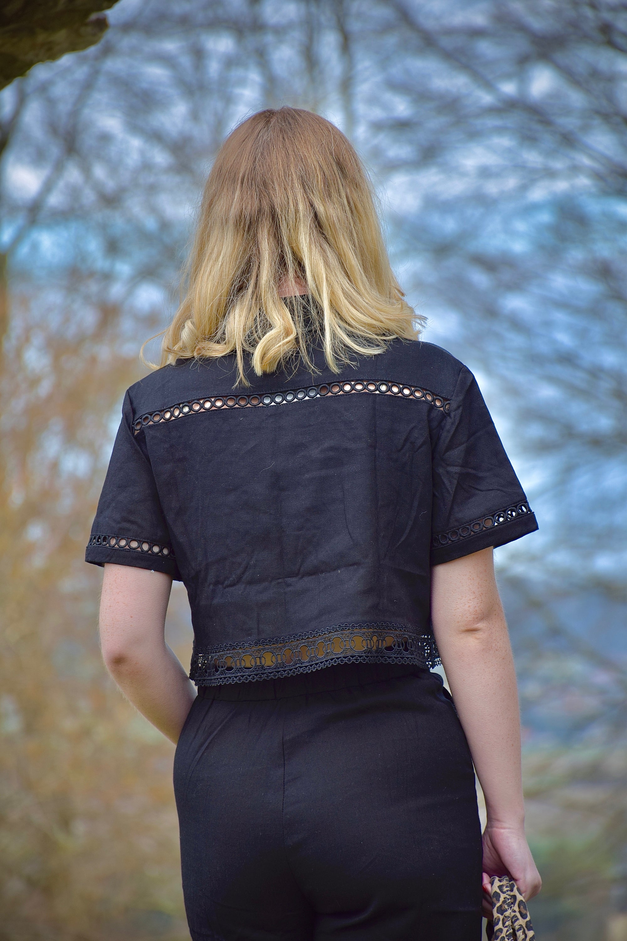 Chemisier noir Judith