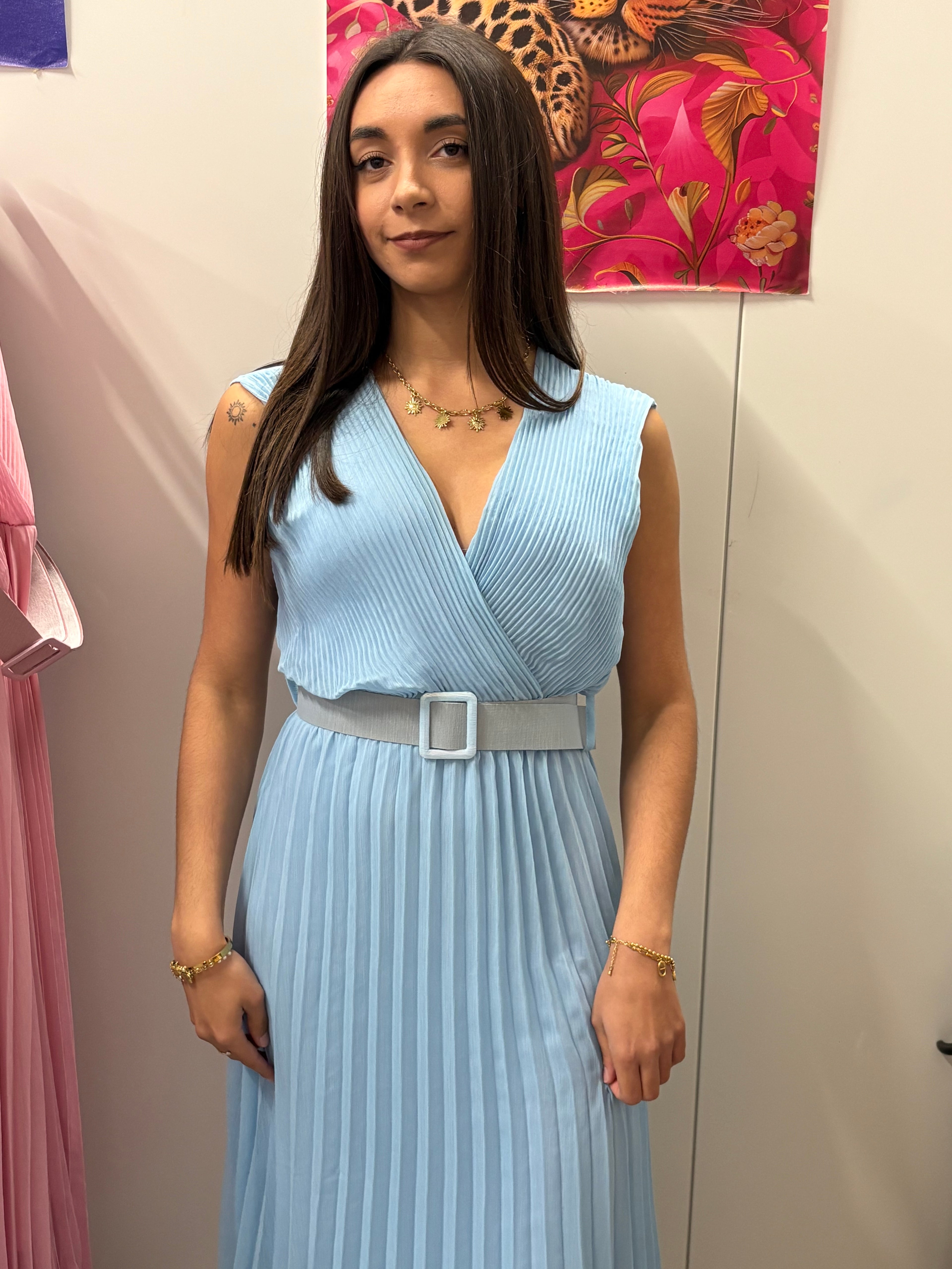Robe plissé