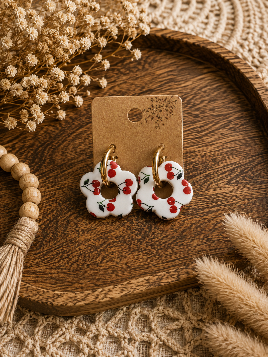 Boucle cherry