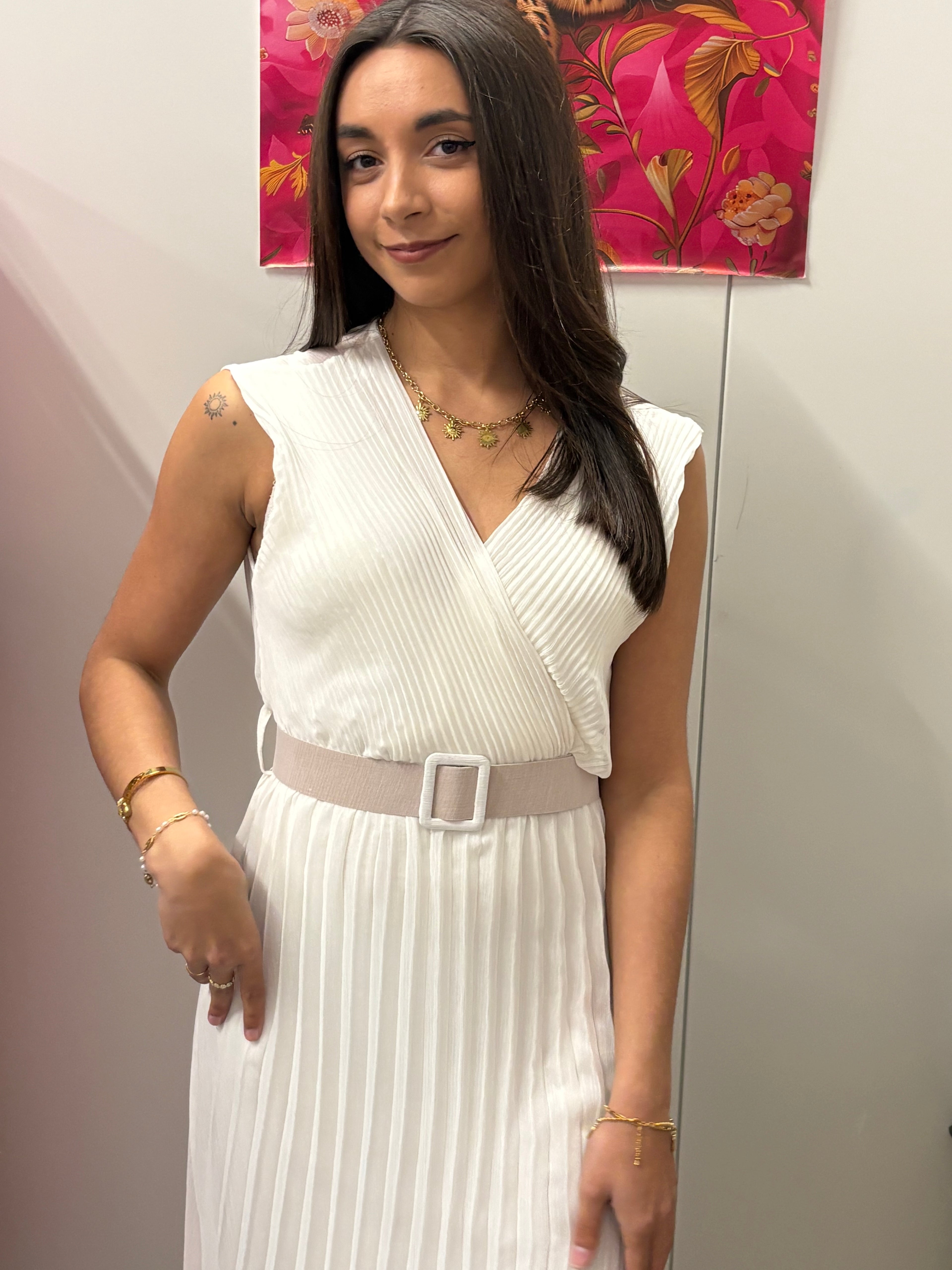 Robe plissé