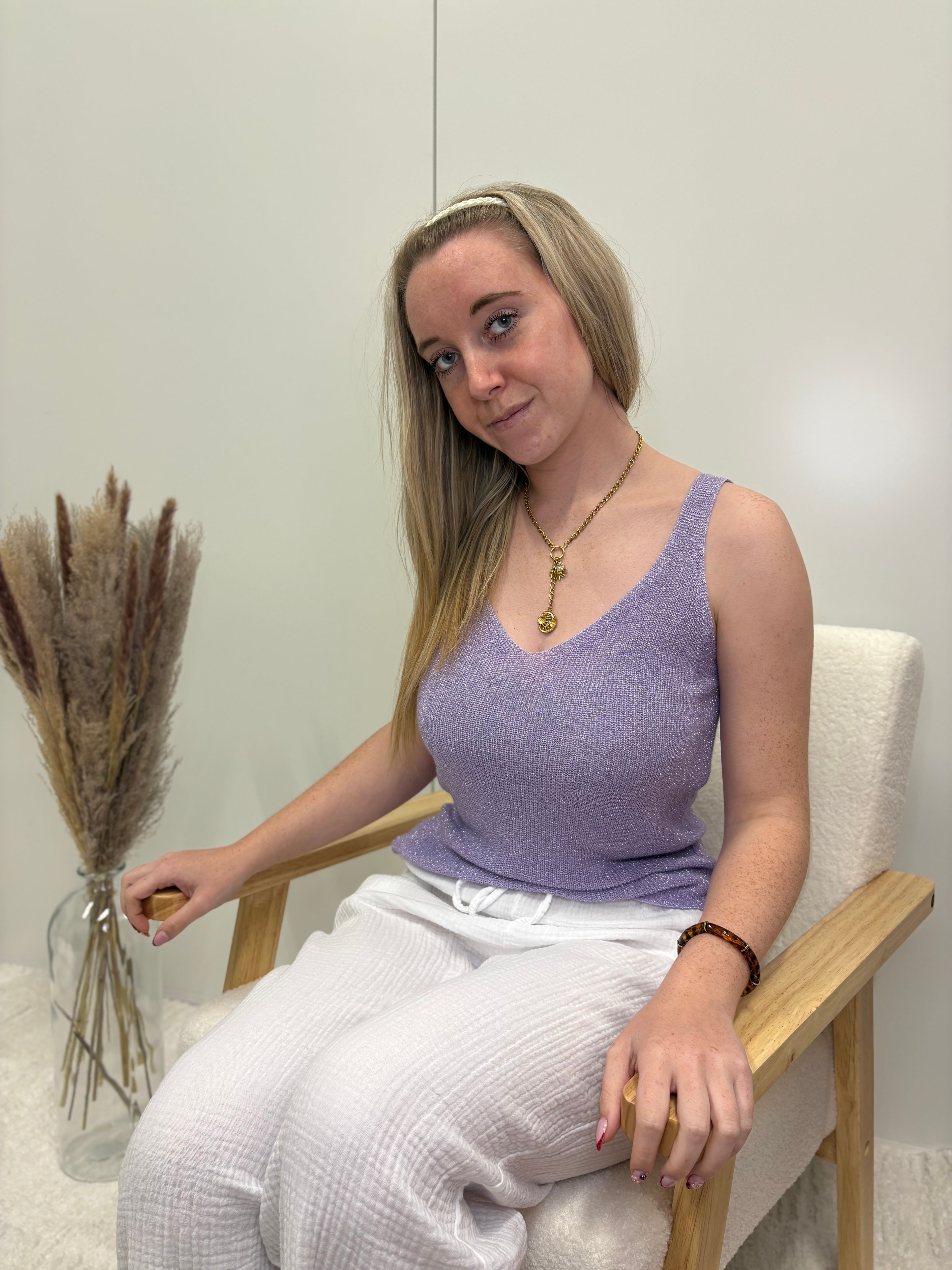 Débardeur pailletée