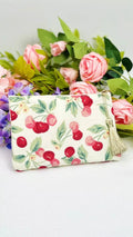Pochette cerise Luviana