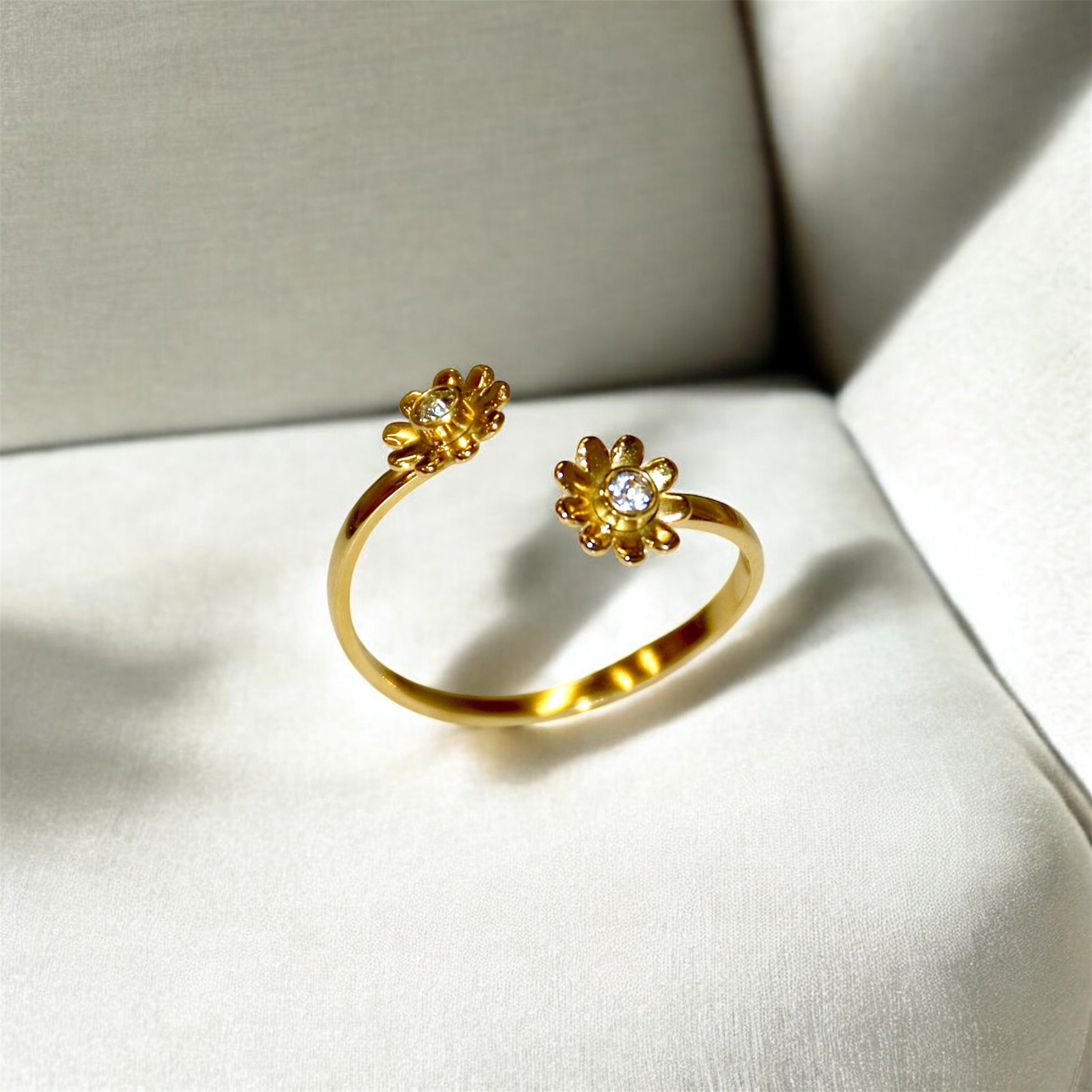 Bague fleuri